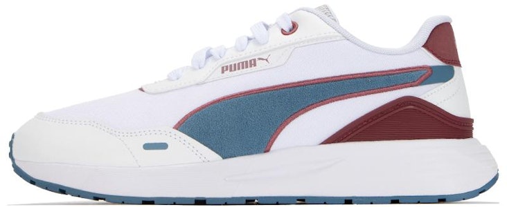 PUMA Runtamed Plus 復古風防滑耐磨 低筒 運動休閒鞋 男女同款 白藍 Buy PUMA Runtamed Plus 復古風防滑耐磨 低筒 運動休閒鞋 男女同款 白藍