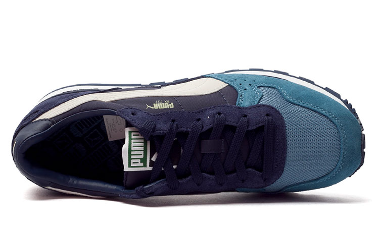 Lookbook プーマ RX 727 ブルー/ブラウン 359729-10