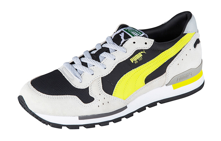 Lookbook Puma Rx 727 Negro/Amarillo/Blanco 358272-03