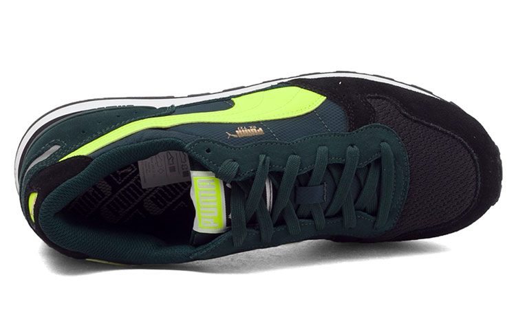 Lookbook プーマ RX 727 MU 黒/緑 361347-02