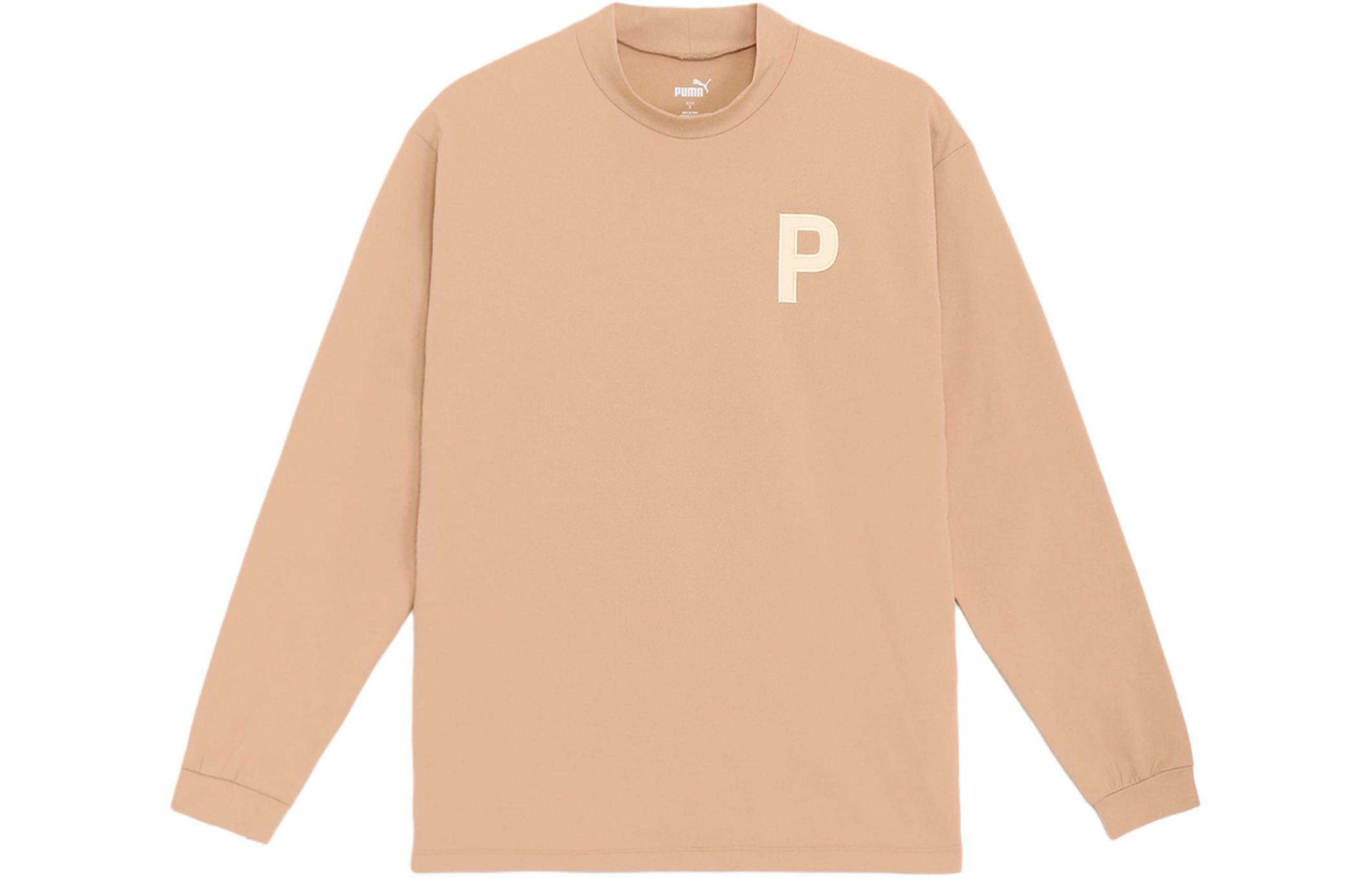 Puma Sand Dune Letter Print Half-Turtleneck Casual Pullover Sweatshirt 624881-03