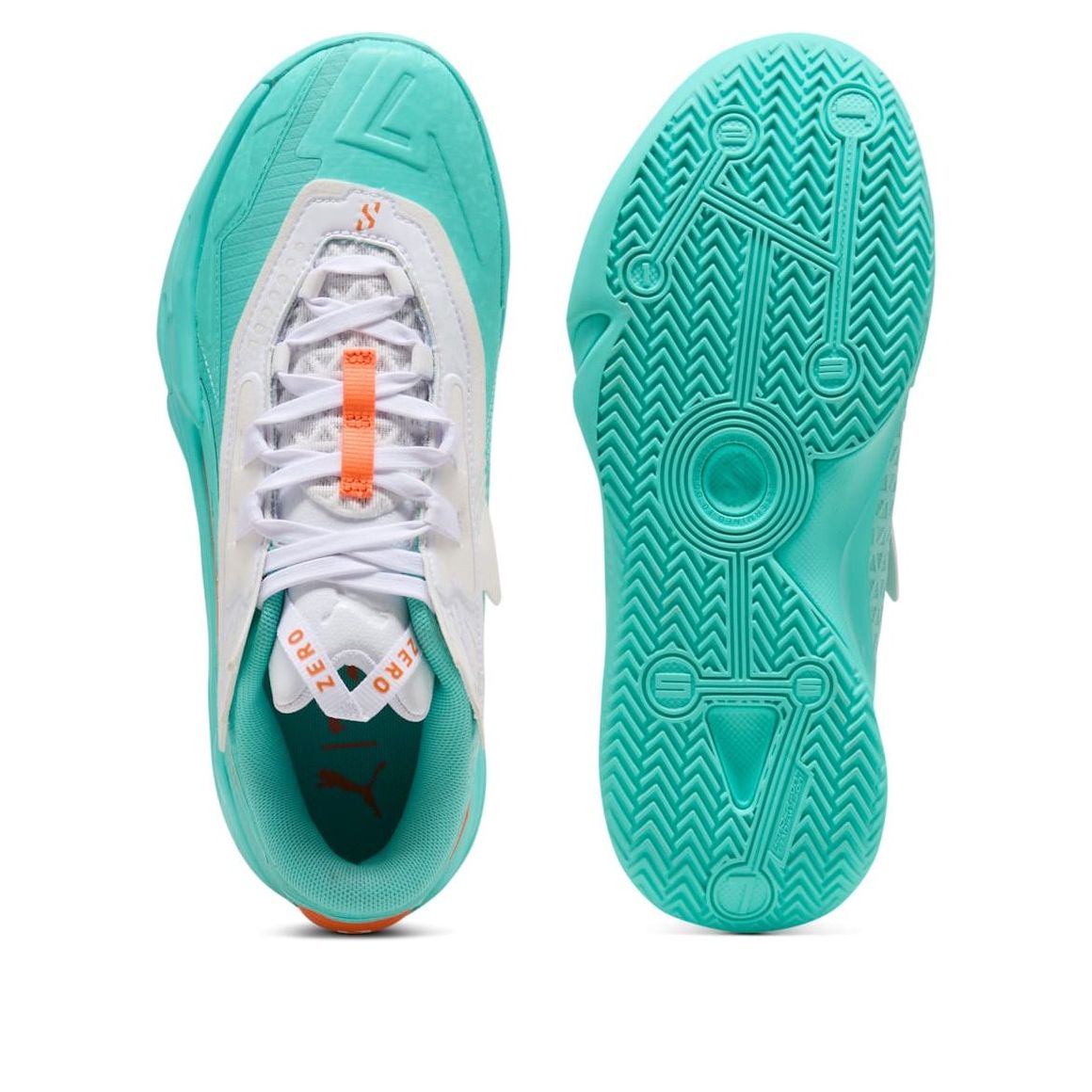 Shop Puma Scoot Zeros II 水橘罌粟配色運動鞋 311398-01