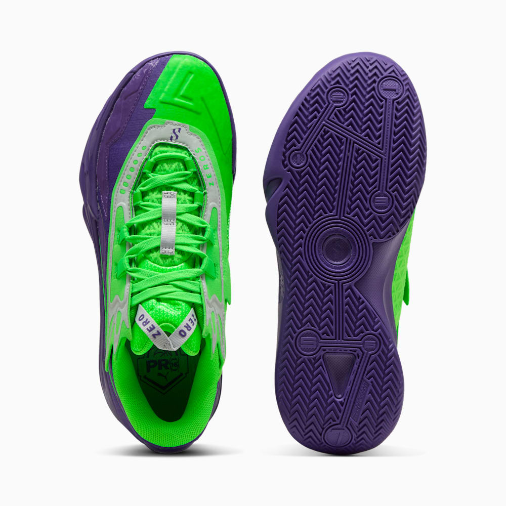 Shop Puma SCOUT ZEROS II NEXTPRO HOOPS Team Violet/Fluro Green Kasut 312225-01