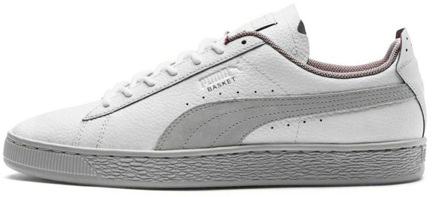 Puma Scuderia Ferrari Basket LS 防滑耐磨 低筒休閒板鞋 白灰 Buy Puma Scuderia Ferrari Basket LS 防滑耐磨 低筒休閒板鞋 白灰