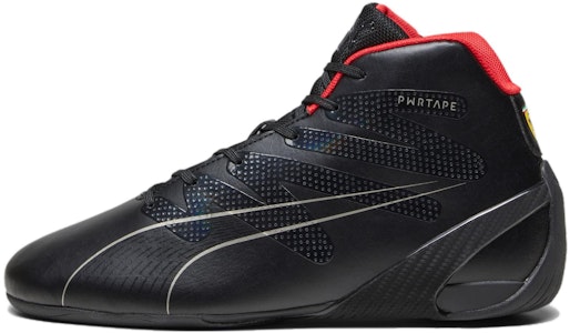 PUMA Scuderia Ferrari 驾駛鞋 Carbon Cat Mid 舒適賽車 耐磨支撐平衡 中幫 生活休閒鞋 男款 黑色 Buy PUMA Scuderia Ferrari 驾駛鞋 Carbon Cat Mid 舒適賽車 耐磨支撐平衡 中幫 生活休閒鞋 男款 黑色