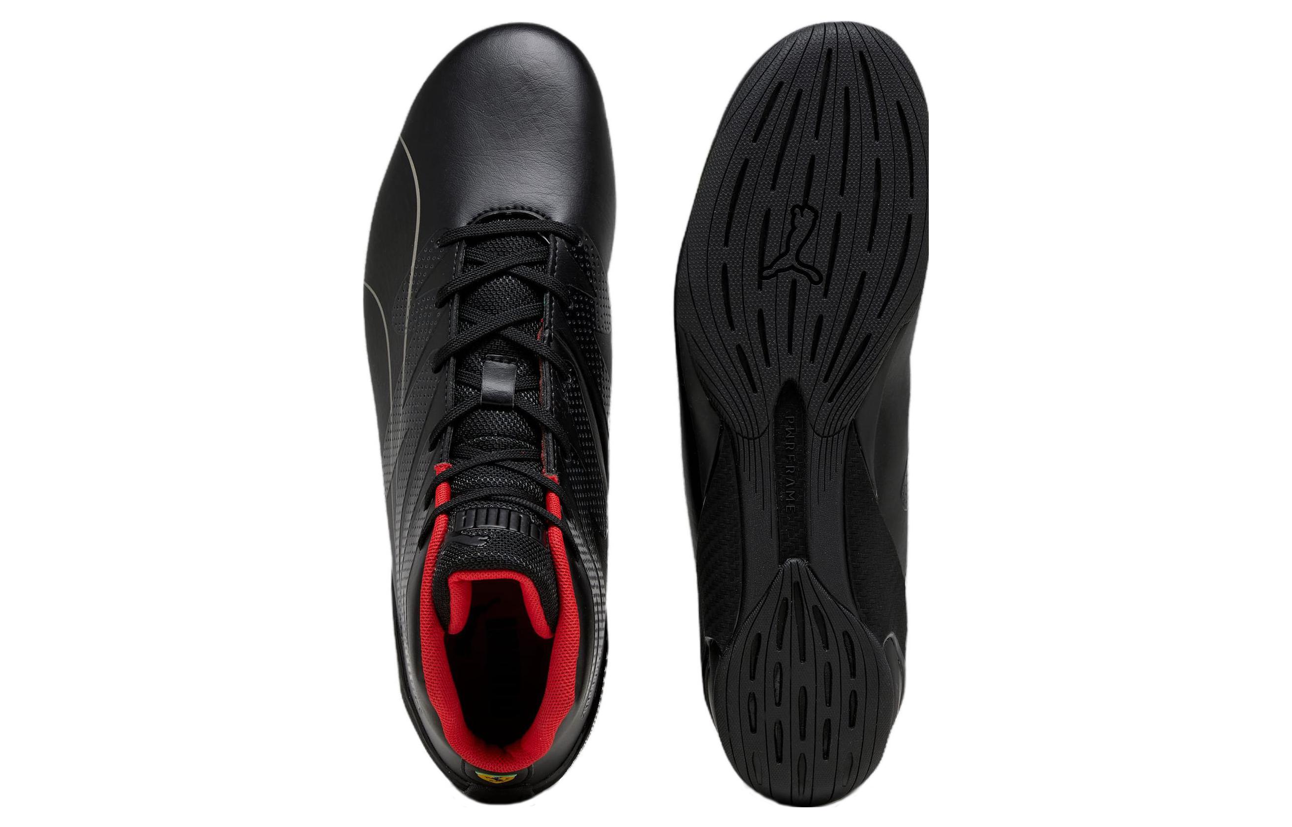 Shop Puma Scuderia Ferrari Carbon Cat Mid 'Kenyamanan Dukungan Balap Seimbang' 307545-03