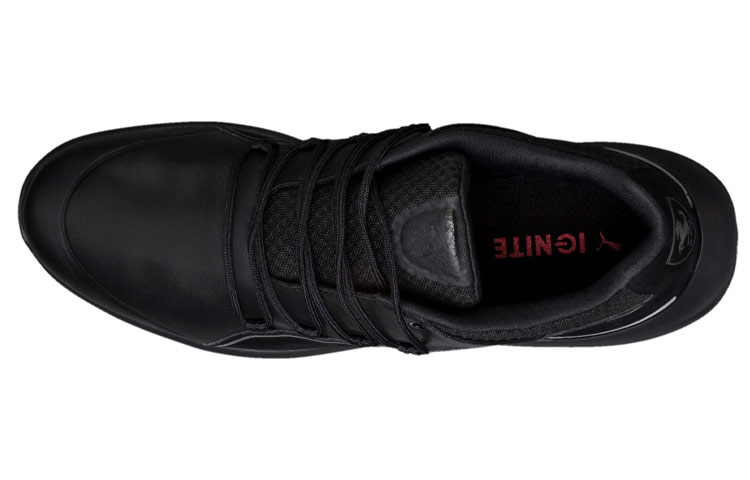 Shop Puma Scuderia Ferrari Evo Cat Night 輕便透氣舒適 低筒訓練鞋 黑