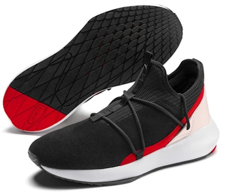 Puma Scuderia Ferrari Evo Cat II Suede 'Black Pink' 306373-01 Lookbook Puma Scuderia Ferrari Evo Cat II Suede 'Black Pink' 306373-01