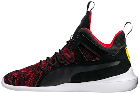 Puma Scuderia Ferrari Evo Cat Mid 'Hitam Merah' 306013-02 Buy Puma Scuderia Ferrari Evo Cat Mid 'Hitam Merah' 306013-02