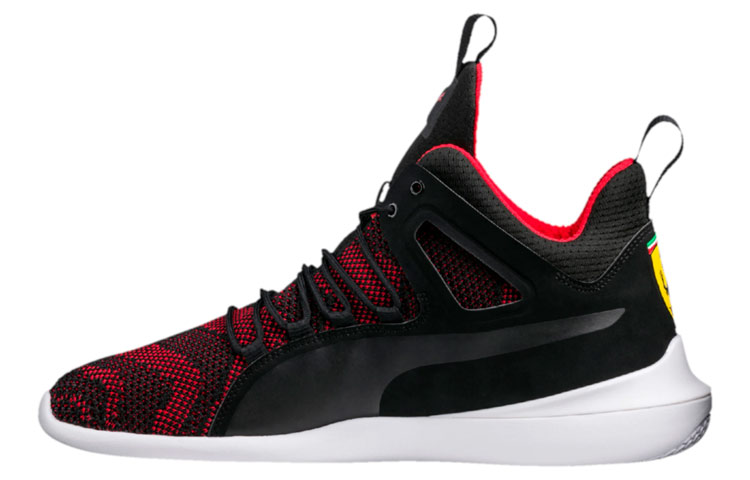 Puma Scuderia Ferrari Evo Cat Mid 'Black Red' 306013-02