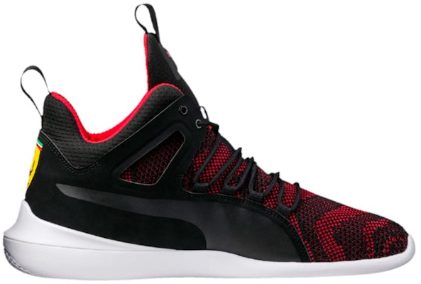 Puma Scuderia Ferrari Evo Cat Mid 'Black Red' 306013-02 Order Puma Scuderia Ferrari Evo Cat Mid 'Black Red' 306013-02