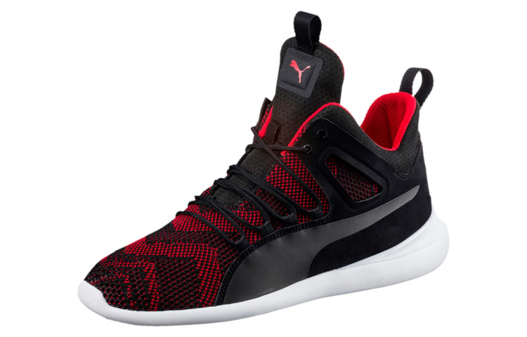 Lookbook Puma Scuderia Ferrari Evo Cat Mid 'Hitam Merah' 306013-02