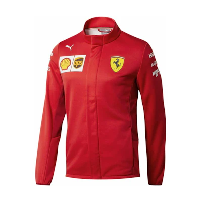 PUMA Scuderia Ferrari F1 Retro Softshell Track Jacket Men’s Red 763021-02