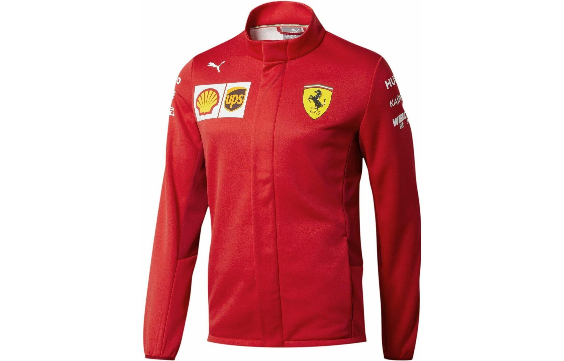PUMA Scuderia Ferrari F1 Retro Softshell Track Jacket Men’s Red 763021-02 圖 2