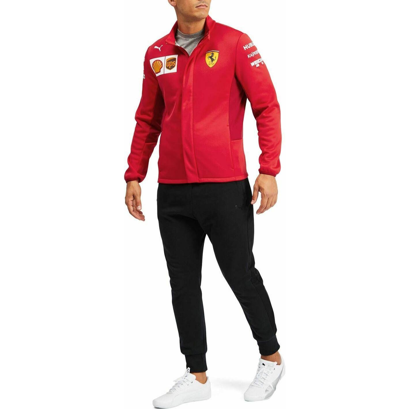PUMA Scuderia Ferrari F1 Retro Softshell Track Jacket Men’s Red 763021-02 圖 3