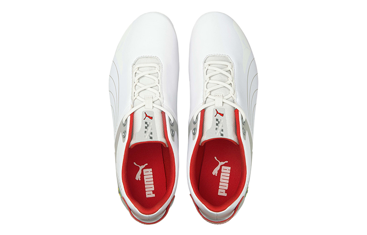 Lookbook Puma Scuderia Ferrari Baskets Basses Blanches 306857-02