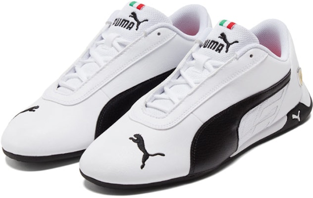 Puma Scuderia Ferrari R cat Ferrari Low Top Running Shoes White Black 339937 06