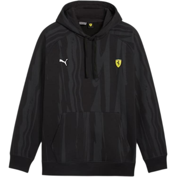 Puma Scuderia Ferrari Race Black Sweatshirt - Comfortable & Minimalist Style 623794-01