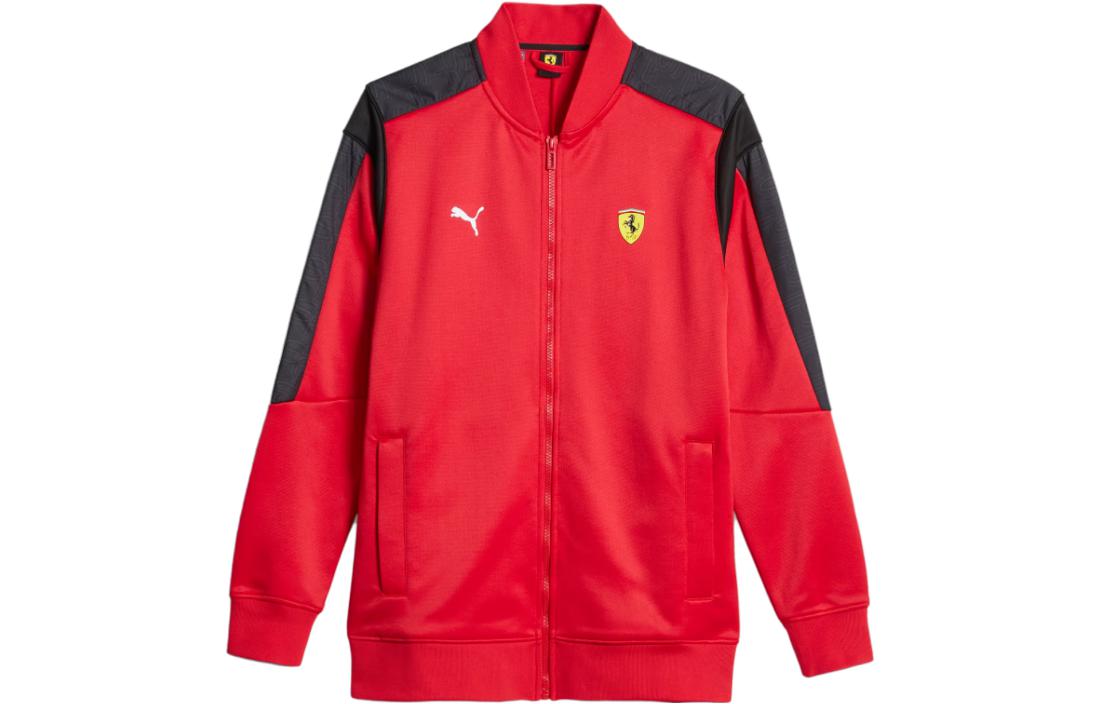 Puma Scuderia Ferrari Race Red Track Jacket Full-Zip Long Sleeve 620936-02