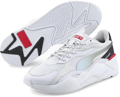 Puma Scuderia Ferrari Race RS-X 'Putih Hitam Abu-abu' 306628-02 Lookbook Puma Scuderia Ferrari Race RS-X 'Putih Hitam Abu-abu' 306628-02