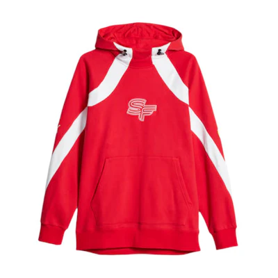 Puma Scuderia Ferrari Red Logo Hoodie SS24 Unisex Long Sleeve Sweatshirt 620902-02