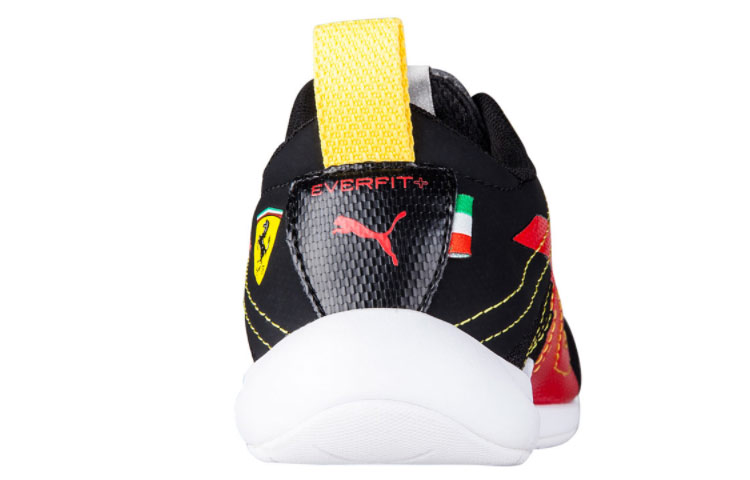 Shop Puma Scuderia Ferrari Chaussures de Course Noir/Rouge 305296-01