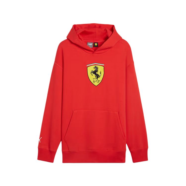 Order PUMA Scuderia Ferrari SS24 Hoodie Logo Merah Lengan Panjang Fesyen 627054-02