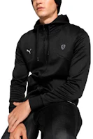 Puma Scuderia Ferrari Style Black Hooded Sweat Jacket Casual Wear 620976-01 Puma Scuderia Ferrari Style Black Hooded Sweat Jacket Casual Wear 620976-01
