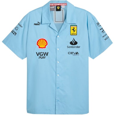 PUMA 法拉利車隊邁阿密藍短袖休閒襯衫 男 SS24 763849-01 Buy PUMA 法拉利車隊邁阿密藍短袖休閒襯衫 男 SS24 763849-01