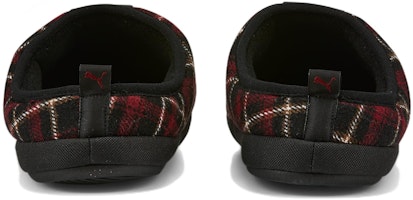 PUMA 絨布一腳蹬運動拖鞋 男女同款 黑紅 Purchase PUMA 絨布一腳蹬運動拖鞋 男女同款 黑紅