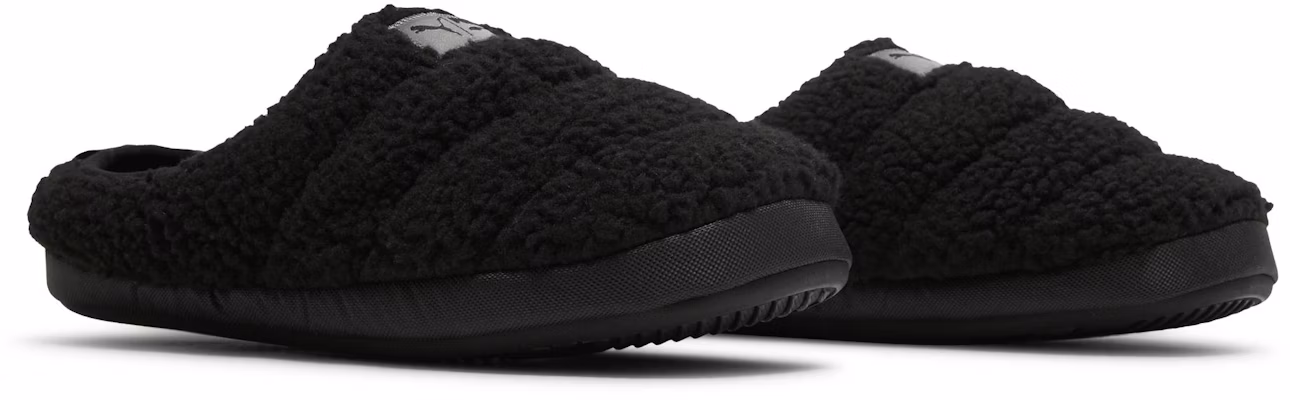 Puma Scuff Sherpa Slippers 'Black' 384943-02 Cheap Puma Scuff Sherpa Slippers 'Black' 384943-02