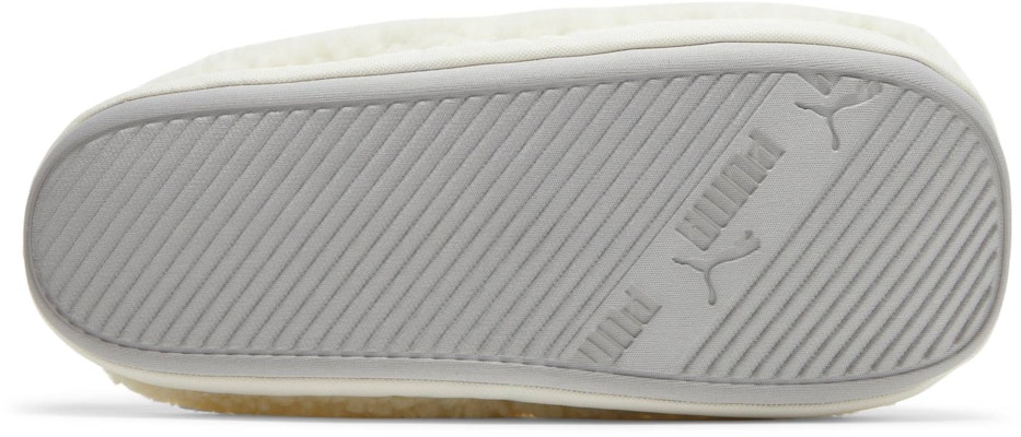 Puma Scuff Sherpa Slippers 'Whisper White' 384943-01 Shop Puma Scuff Sherpa Slippers 'Whisper White' 384943-01