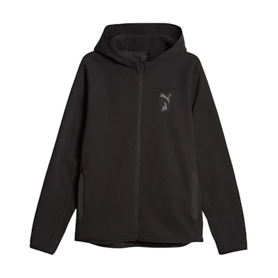 Puma SEASONS Mens Black Training Running Fitness Hoodie Jacket 524133-01