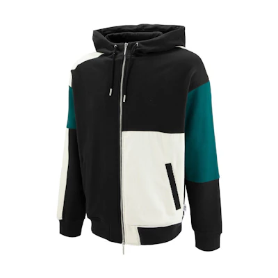 Puma Select MMQ Patchwork Zip Hoodie Jacket Unisex Black 539582-01