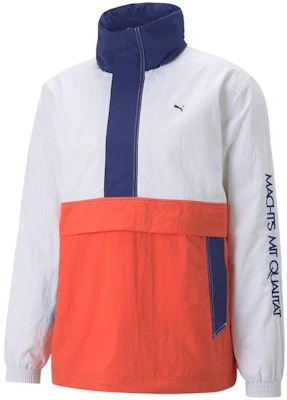 Puma SELECT MMQ 复古拼色半拉链夹克 橙粉 男女通用 535791-35 Buy Puma SELECT MMQ 复古拼色半拉链夹克 橙粉 男女通用 535791-35