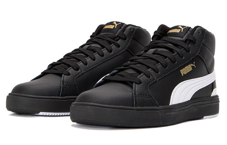 Lookbook 彪马Serve Pro Lite Mid黑金配色篮球鞋 382095-03