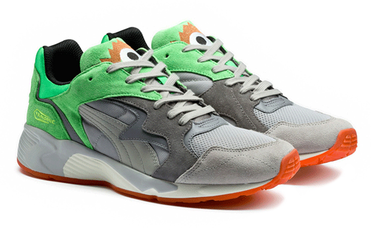 Order Puma Sesame Street x Prevail ''Gris Vert'' 363289-03