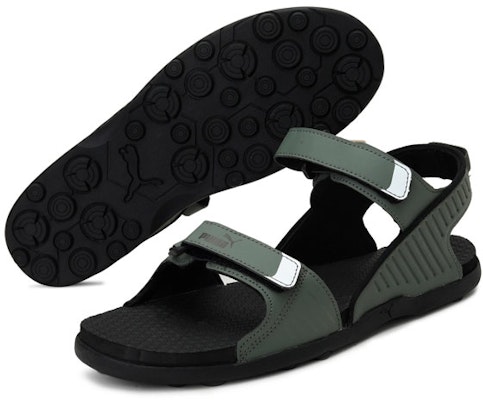 Puma Shade IDP Sandals 'Black Green' 380357-03 Lookbook Puma Shade IDP Sandals 'Black Green' 380357-03
