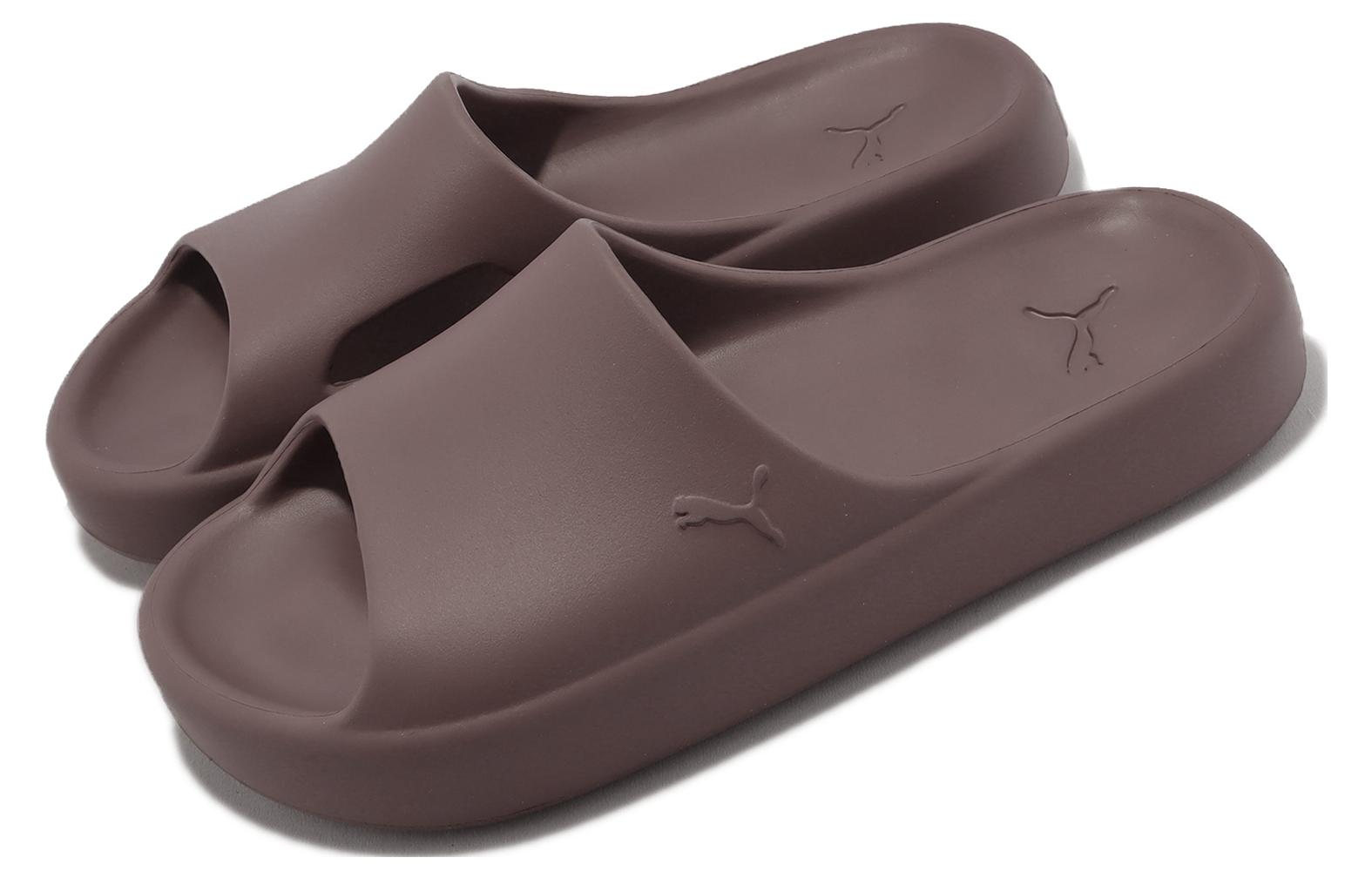 Lookbook Puma Shibui Cat Slide ''Dark Clove'' - Sandales Marron Foncé 385296-11