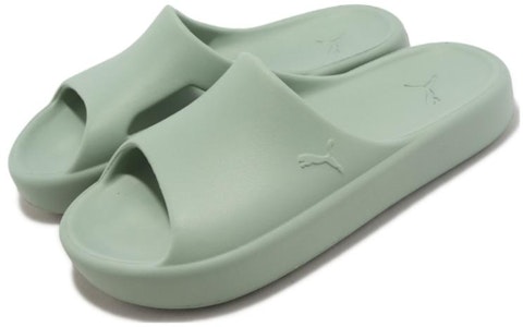 Puma Shibui Cat Slide 'Green Fog' Sandalia Verde 385296-12 Cheap Puma Shibui Cat Slide 'Green Fog' Sandalia Verde 385296-12