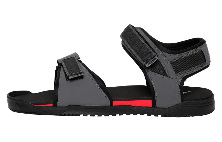 Buy 푸마 샤인 v2 IDP 슬라이드 '회색/빨강' 368282-03