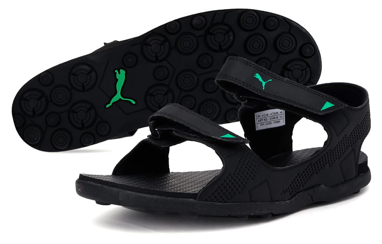Lookbook 푸마 샤이어 IDP 블랙 샌들 (Puma Shire IDP Black Sandal) 339838-01