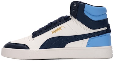 Puma Shuffle Mid Mid Tops Casual Skateboarding Shoes Unisex Blue White 380748-09 Puma Shuffle Mid Mid Tops Casual Skateboarding Shoes Unisex Blue White 380748-09