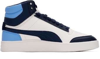 PUMA Shuffle Mid 中筒 板鞋 男女款 藍白色 Order PUMA Shuffle Mid 中筒 板鞋 男女款 藍白色