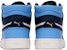 Puma Shuffle Mid Kasut Skateboard Santai Uniseks Biru Putih 380748-09