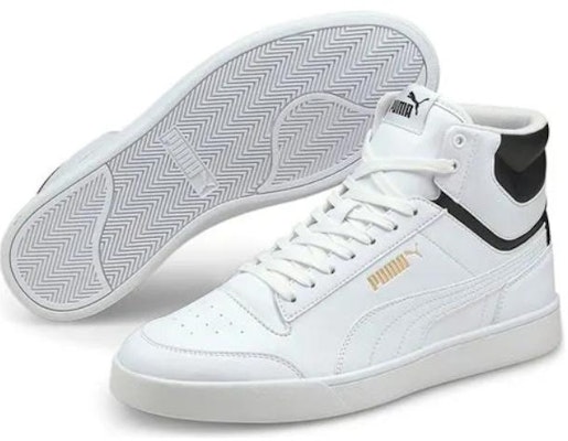 Puma Shuffle Mid 'Putih Hitam Emas' 380748-01 Purchase Puma Shuffle Mid 'Putih Hitam Emas' 380748-01