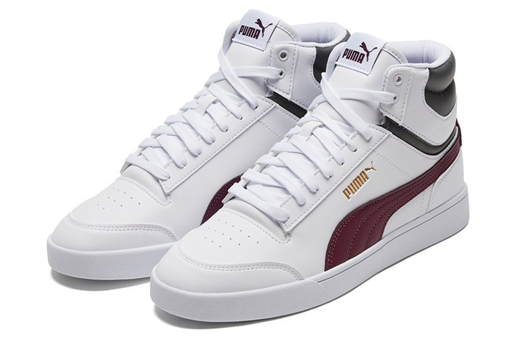 Lookbook Puma Shuffle Mid ''Weiß Traubenwein'' 380748-06