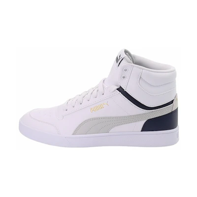 Puma Shuffle Mid 'White Grey Peacoat'