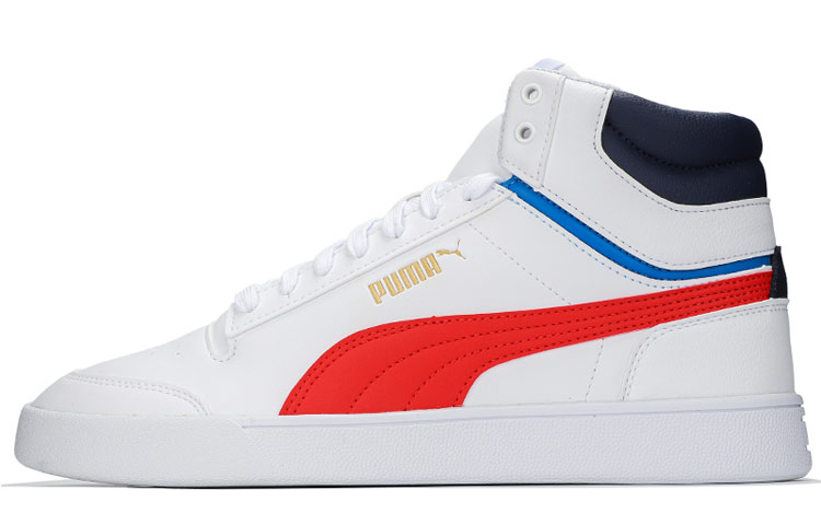 Puma Shuffle Mid 'White High Risk Red' 380748-03