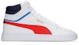 Order Puma Shuffle Mid 'White High Risk Red' 380748-03